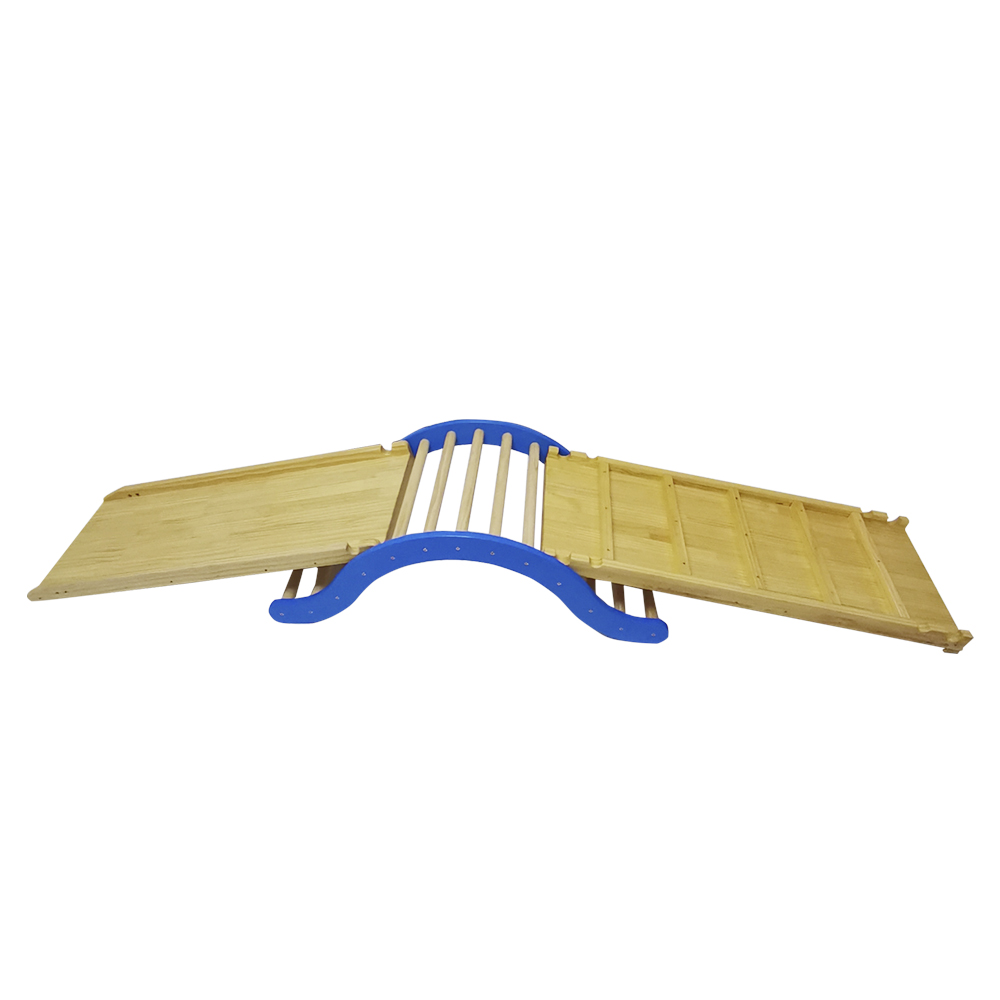 Wooden Arch Climbing Ladder Ramp | Montessori Toddler Indoor Gross Motor Play Gym