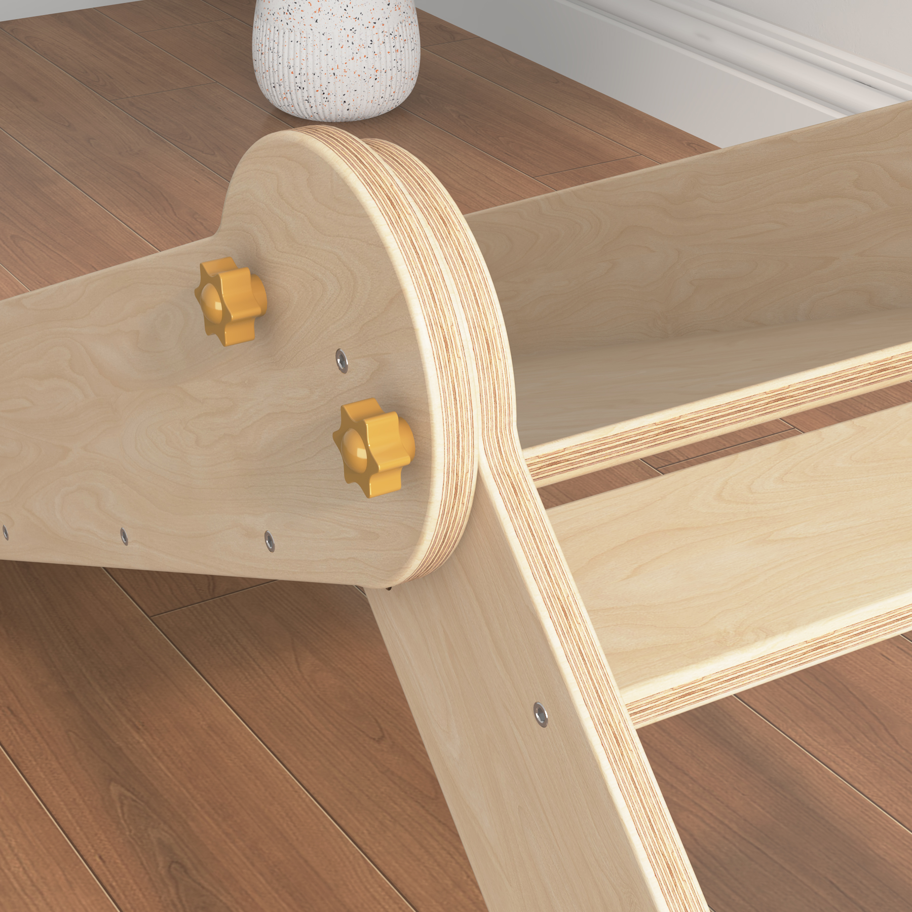 Wooden Pikler Climb Slide Ramp | Montessori Toddler Indoor Gross Motor Activity Play Gym