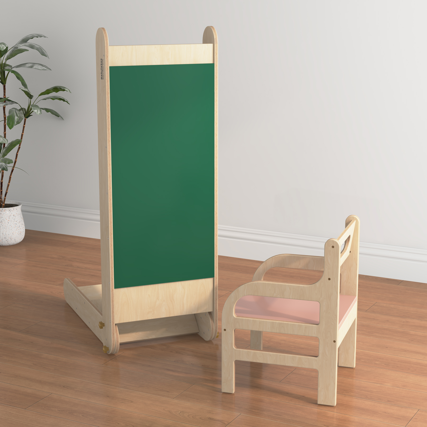 Wooden Pikler Climb Slide Ramp | Montessori Toddler Indoor Gross Motor Activity Play Gym