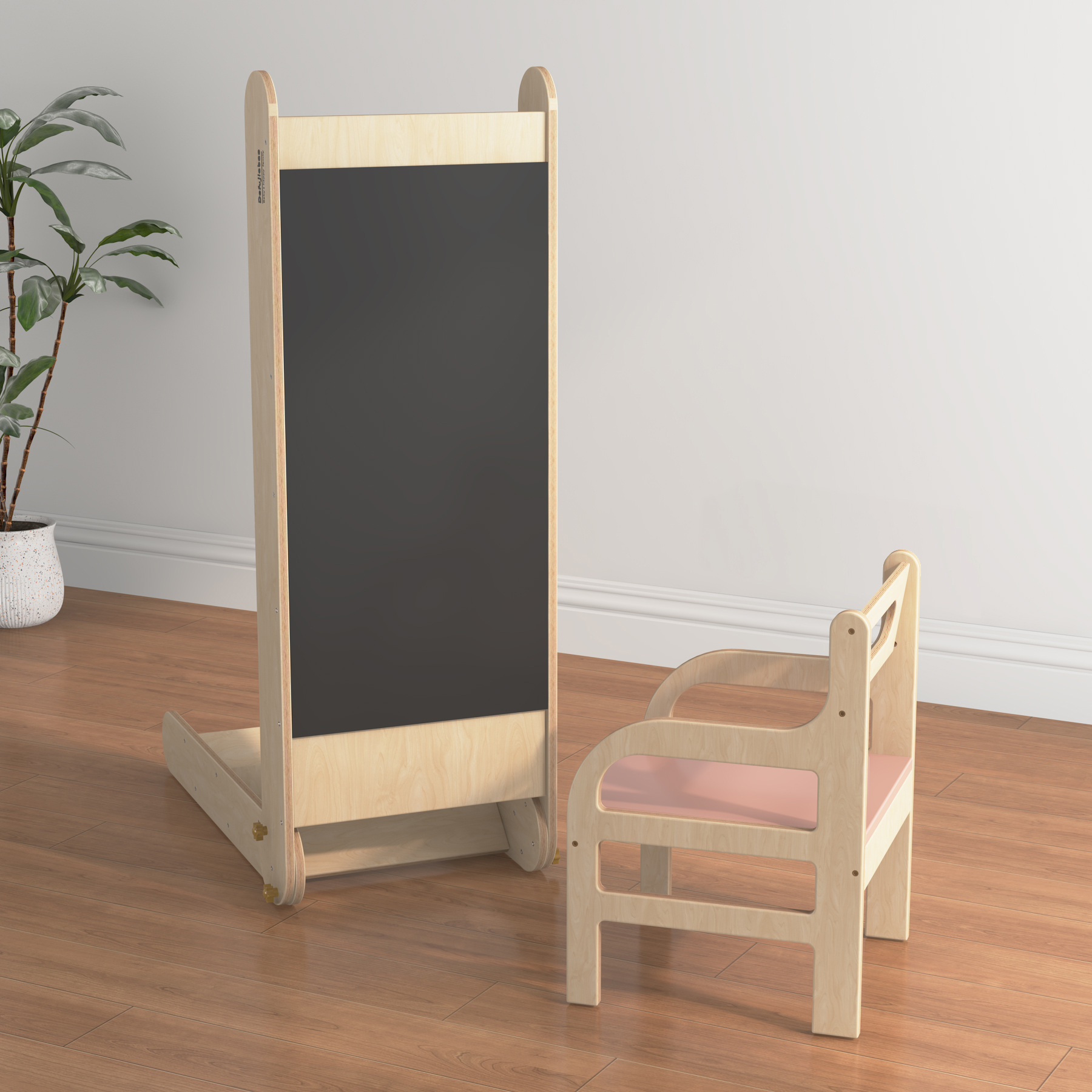 Wooden Pikler Climb Slide Ramp | Montessori Toddler Indoor Gross Motor Activity Play Gym