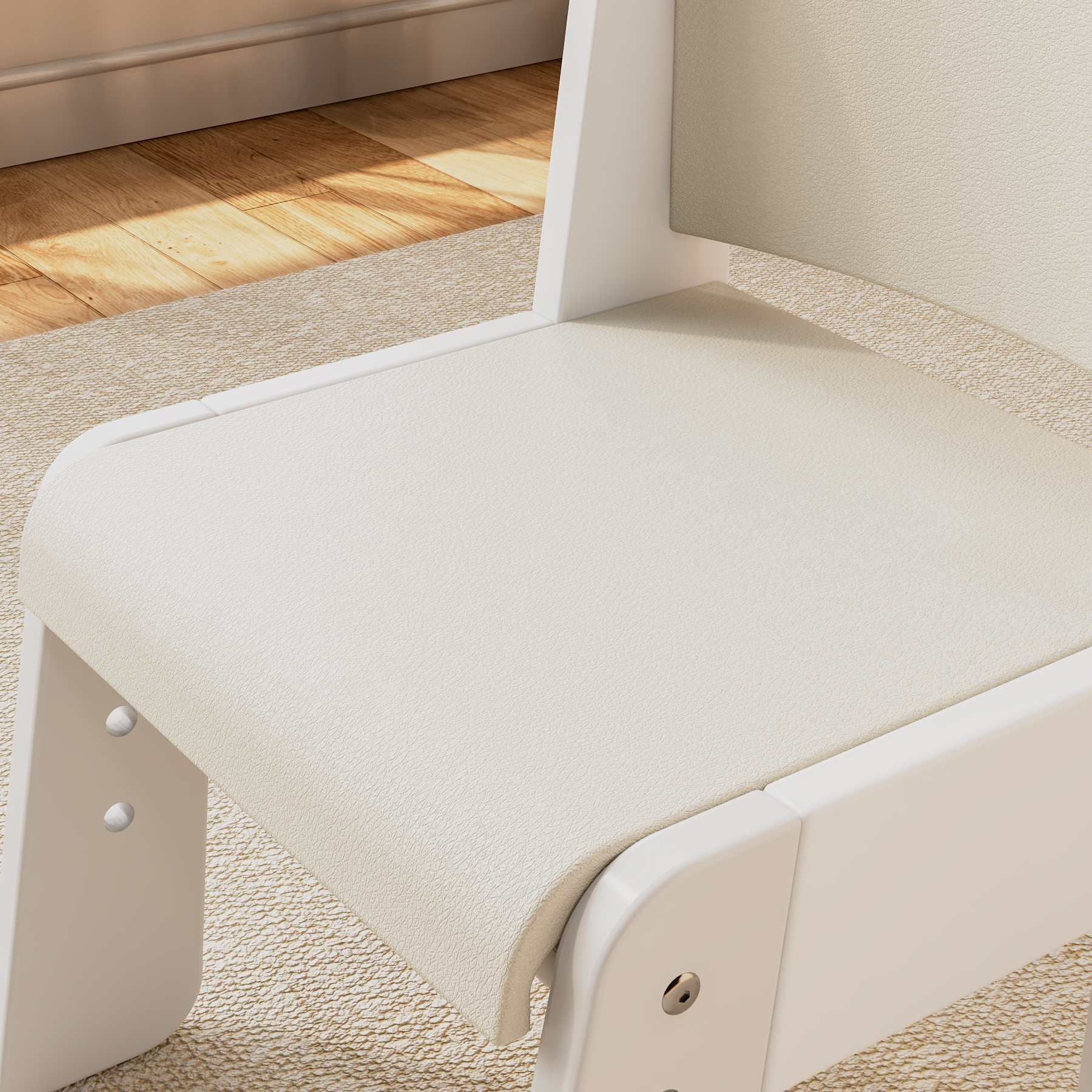 Adjustable Height Kids Table and Chair Set | Wooden Toddler Study Desk for Play & Art