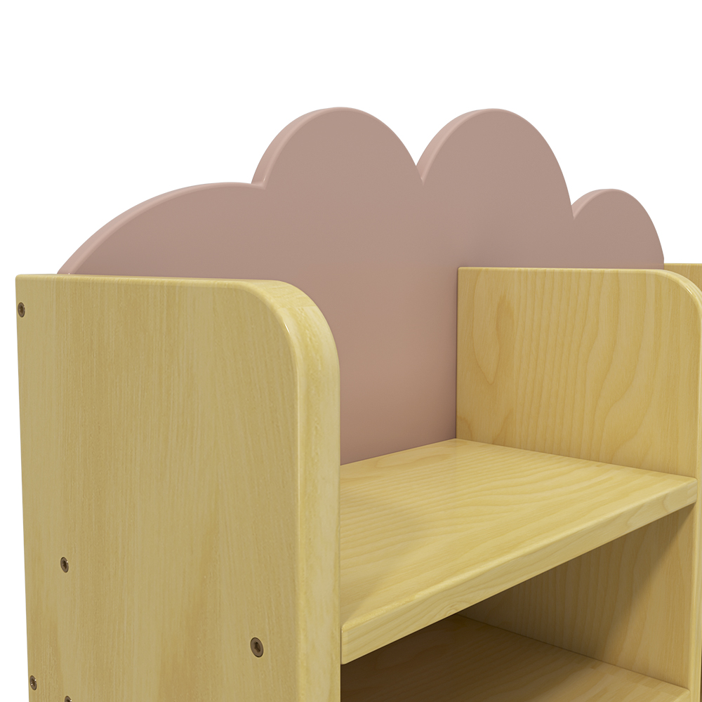 Adjustable Kids Desk and Chair Set with Storage Shelves | Wooden Toddler Study Table