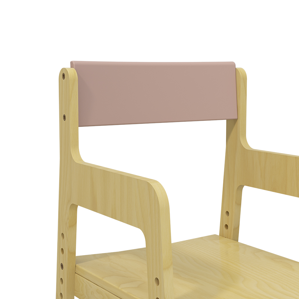 Adjustable Kids Desk and Chair Set with Storage Shelves | Wooden Toddler Study Table