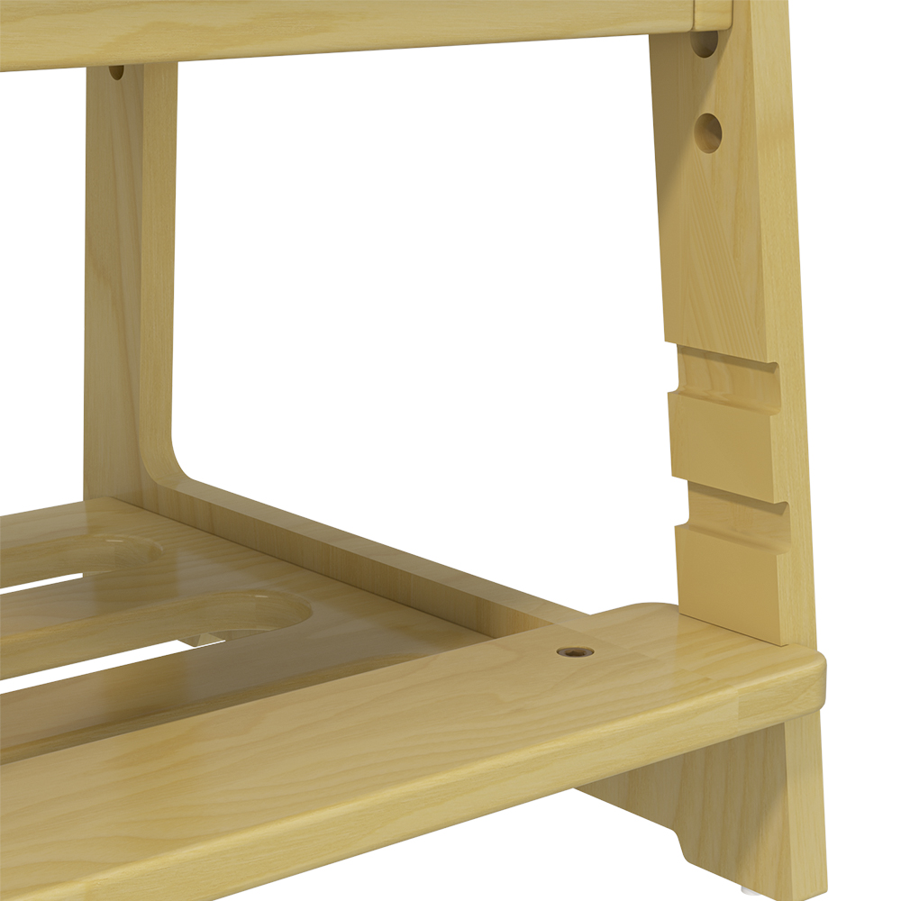 Adjustable Kids Desk and Chair Set with Storage Shelves | Wooden Toddler Study Table