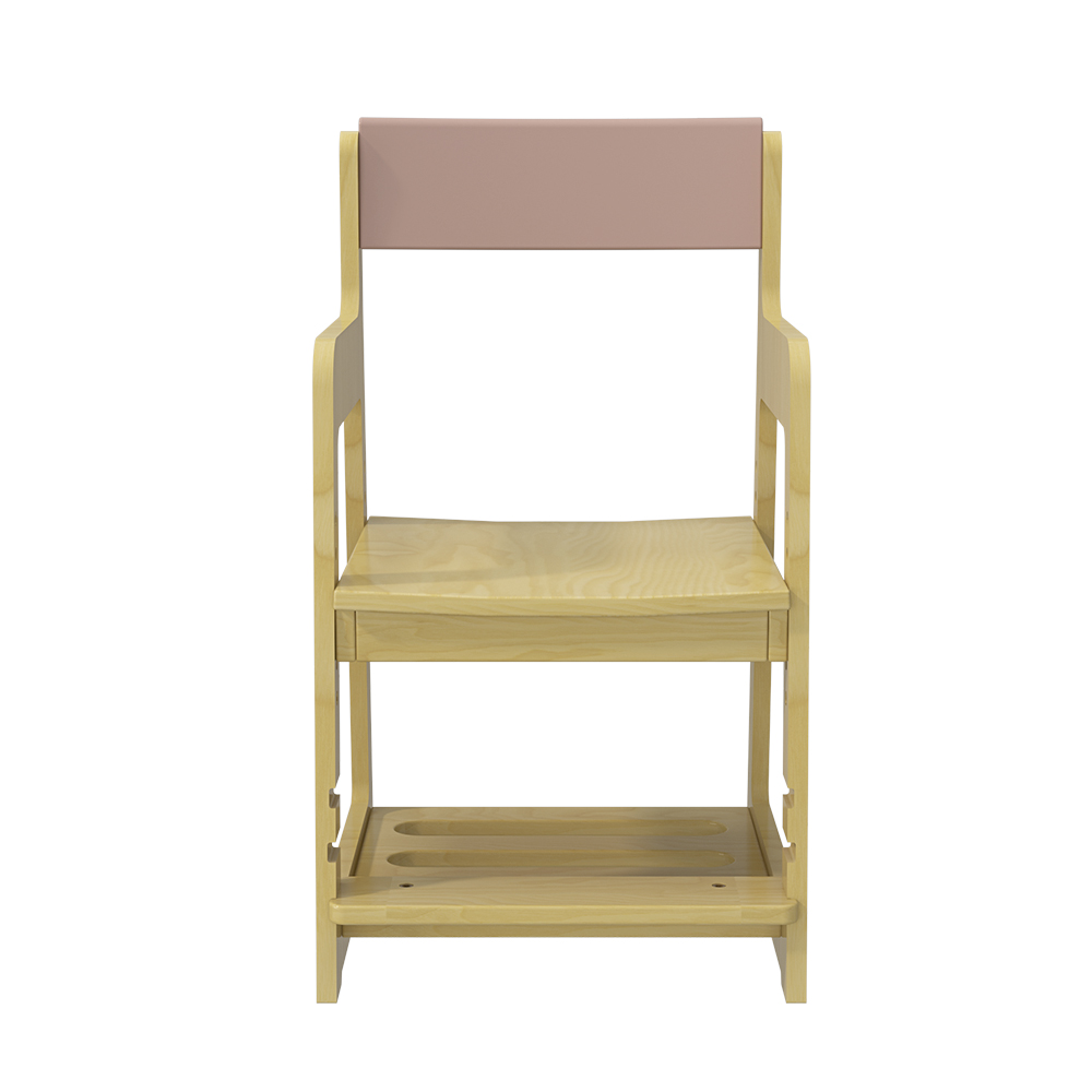 Adjustable Kids Desk and Chair Set with Storage Shelves | Wooden Toddler Study Table