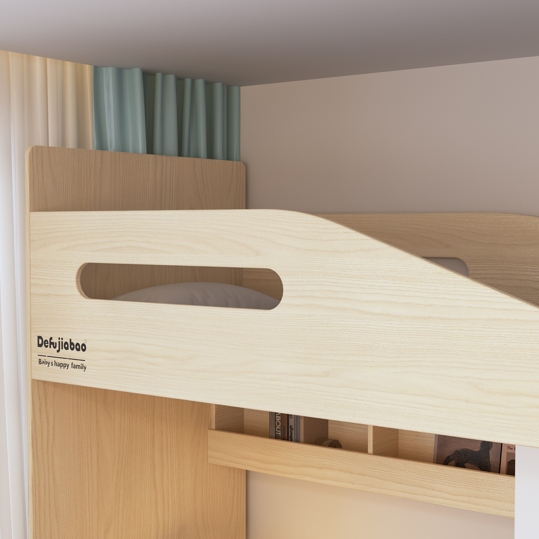 Double Loft Bed with Desks & Wardrobes | All-In-One Dorm Bed for Two Students